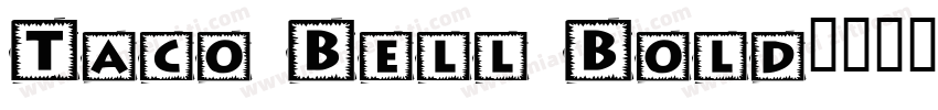 Taco Bell Bold字体转换